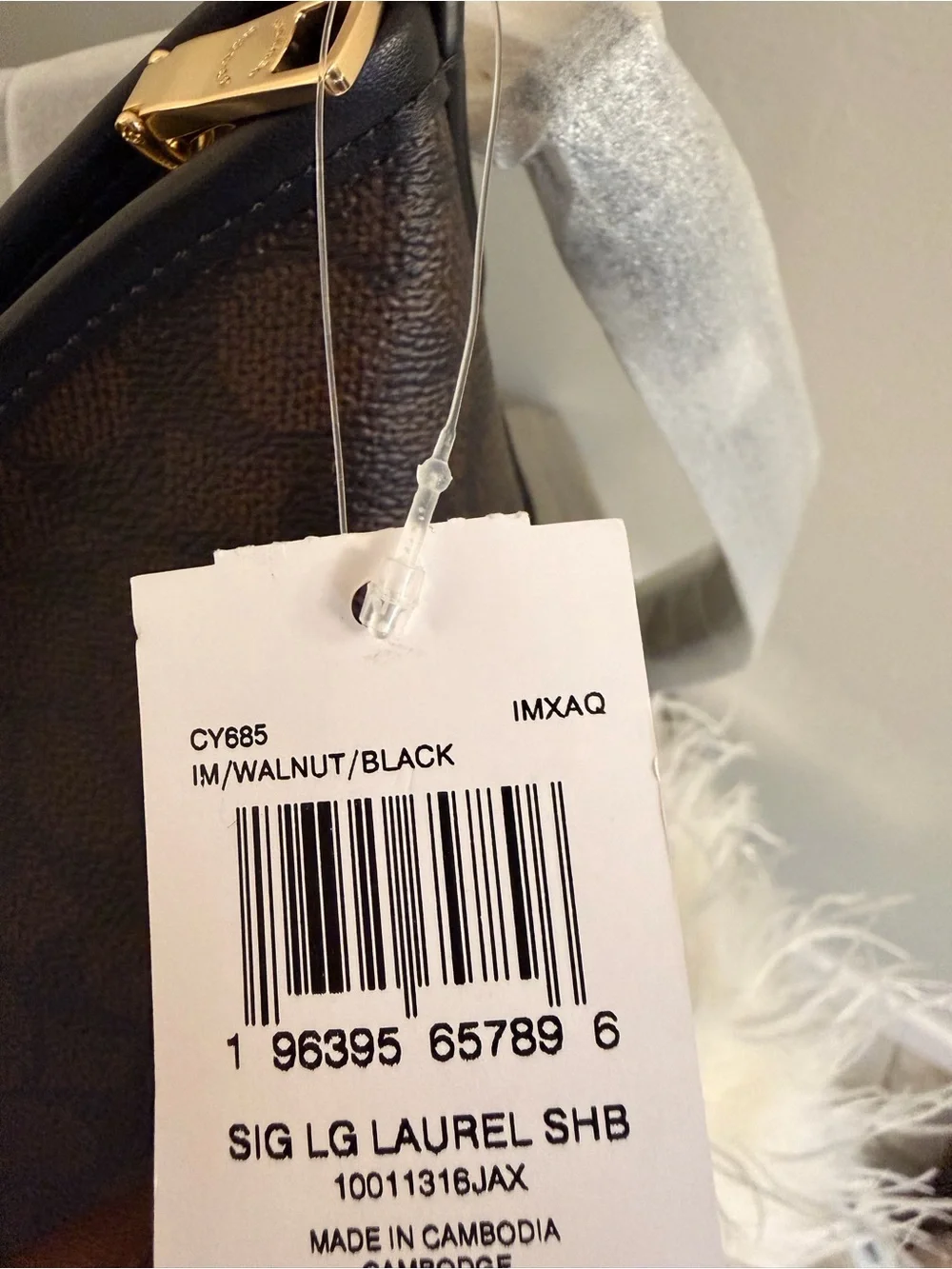 Coach Laurel Large Shoulder Bag In Signature Canvas